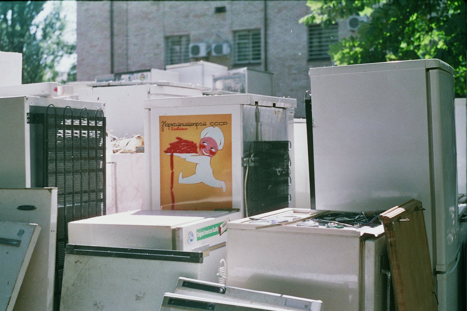 Old refrigerators and appliances for removal